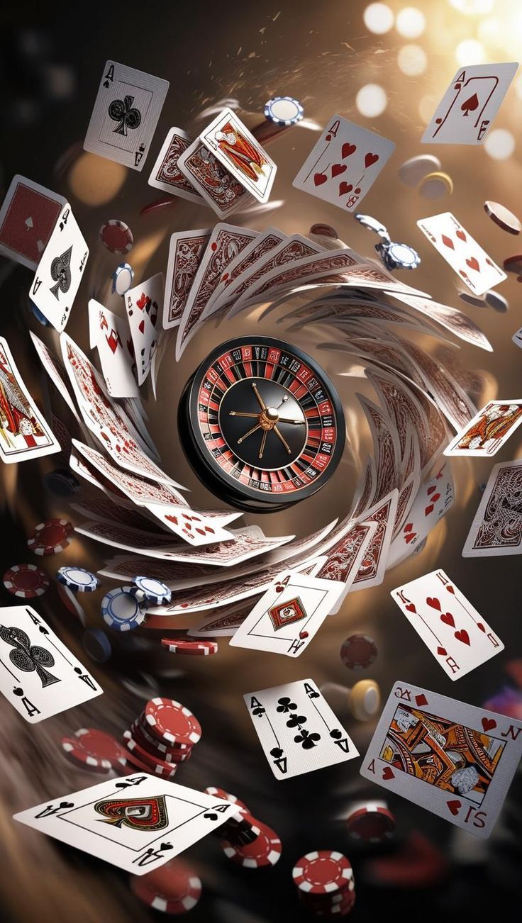 Live dealer blackjack table with real cards and chips